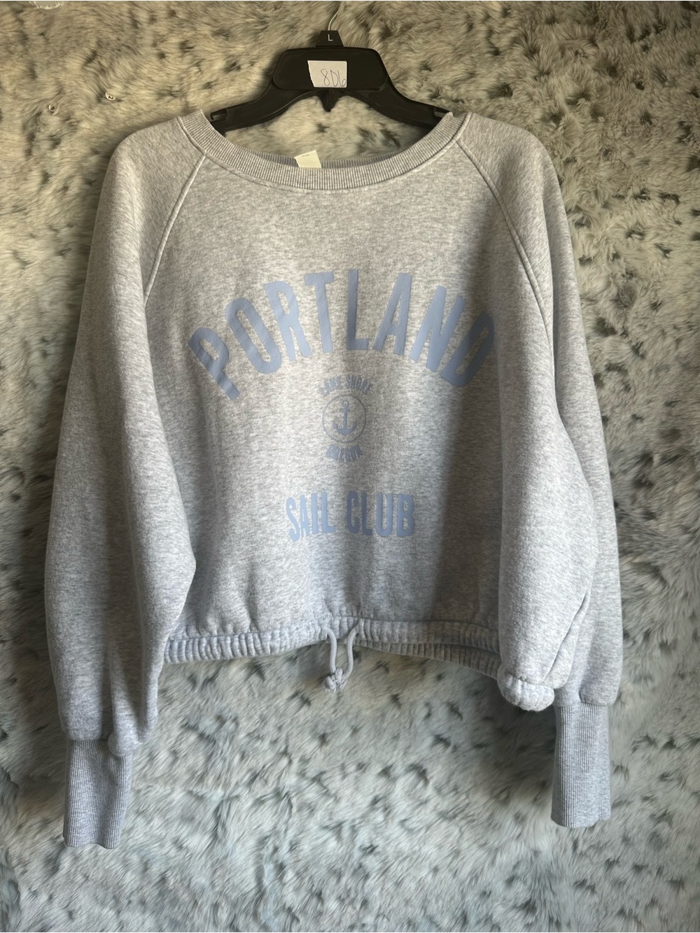 806. H&M womens xl boxy os sweater Portland sail club